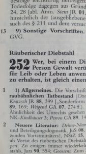 Fachanwalt für Strafrecht bei Beratung wegen räuberischen Diebstahls